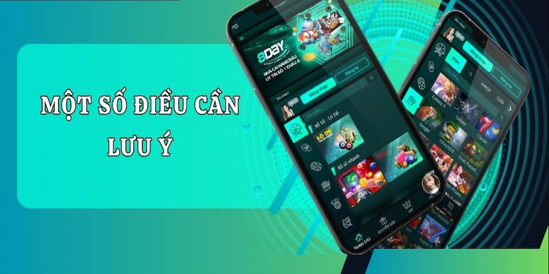 Lưu ý trong quá trình thao tác và tải app 8Day